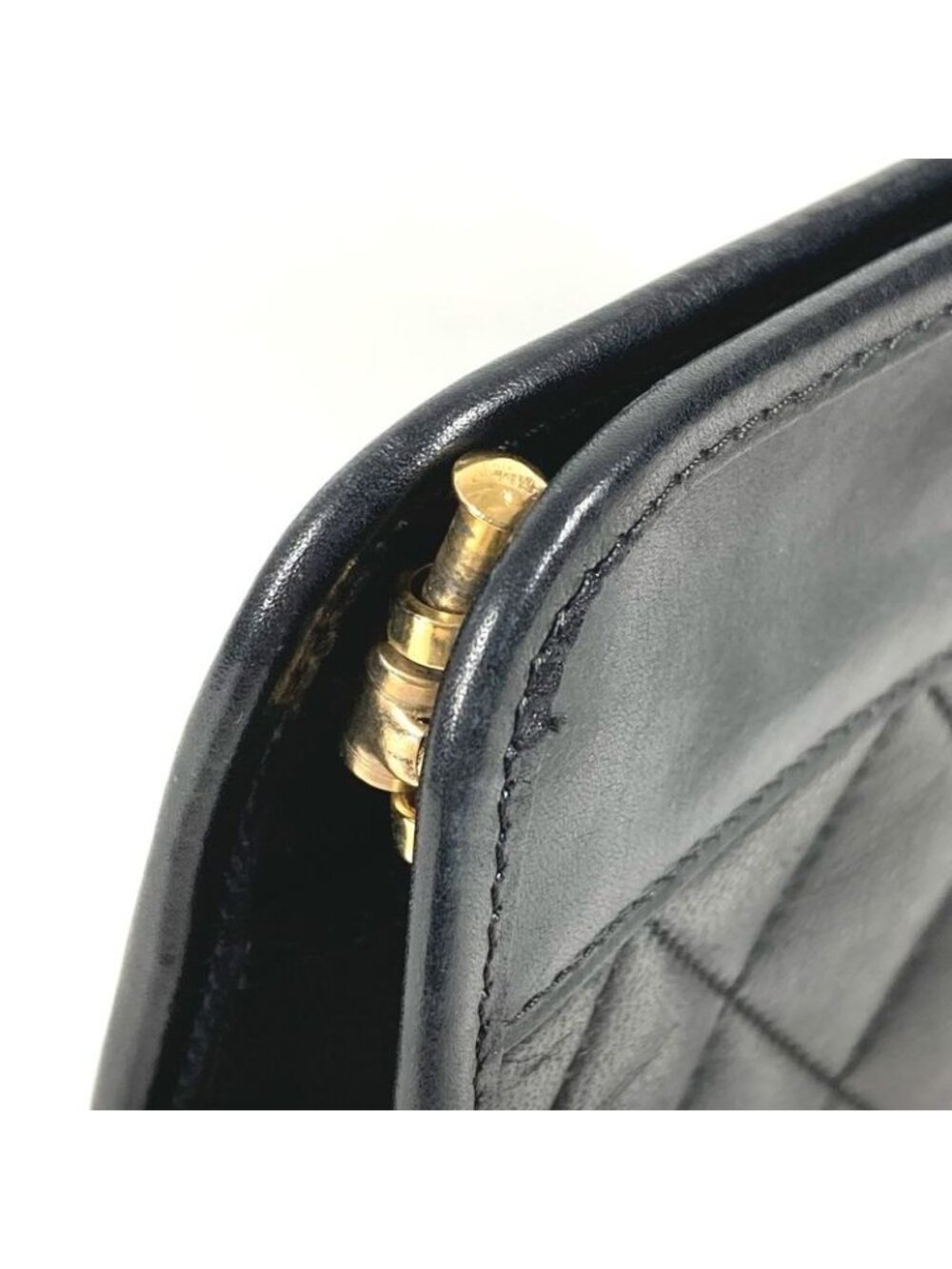 Chanel Clutch CC Logo Quilted Leather Black - Picture 3 of 9